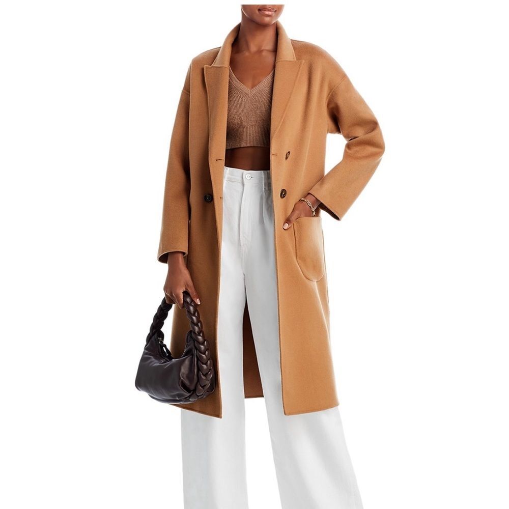 Anine Bing Dylan Wool and Cashmere Coat